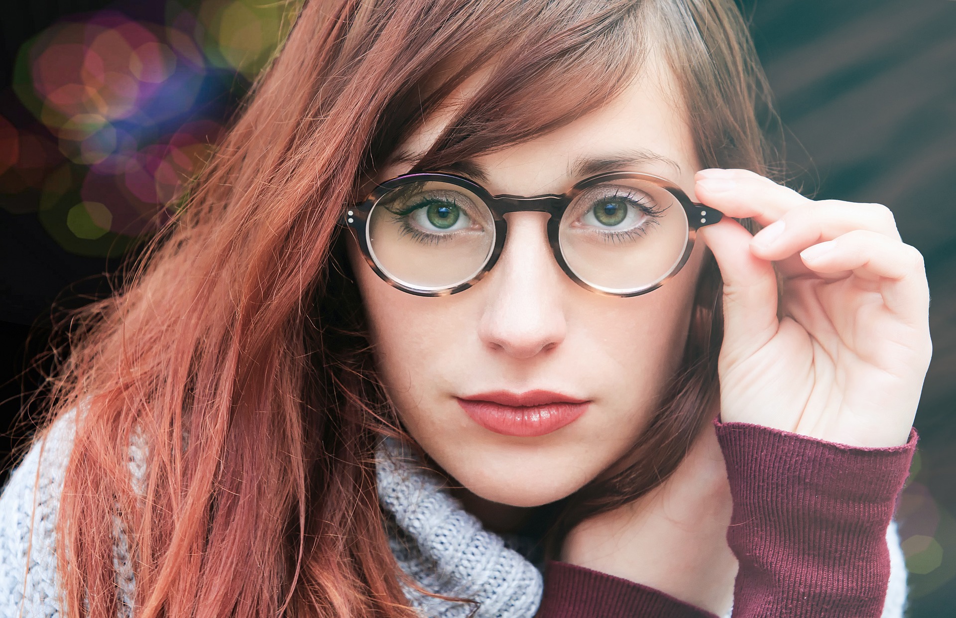 Girl with glasses